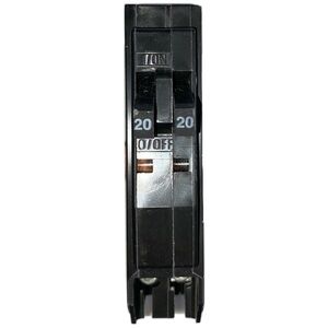 Square D QOT2020 Tandem Mini Circuit Breaker Plug In Mount, 20 Amp